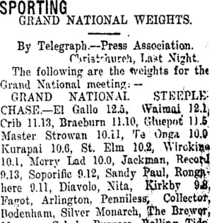 SPORTING. (Taranaki Daily News 20-7-1917)