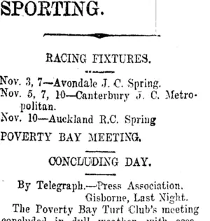 SPORTING. (Taranaki Daily News 27-10-1917)