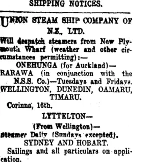 Page 2 Advertisements Column 1 (Taranaki Daily News 13-11-1917)