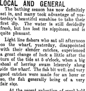 LOCAL AND GENERAL. (Taranaki Daily News 26-11-1917)