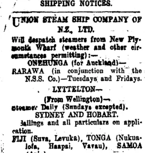 Page 2 Advertisements Column 1 (Taranaki Daily News 28-11-1917)