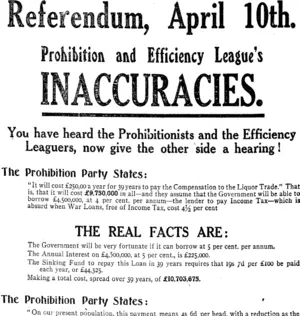 Page 6 Advertisements Column 4 (Taranaki Daily News 5-4-1919)