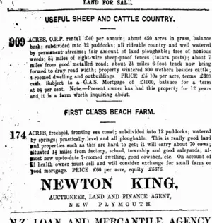 Page 3 Advertisements Column 1 (Taranaki Daily News 19-12-1919)