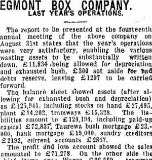 EGMONT BOX COMPANY. (Taranaki Daily News 14-8-1920)