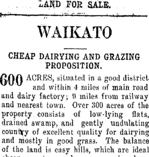 Page 7 Advertisements Column 5 (Taranaki Daily News 10-12-1920)