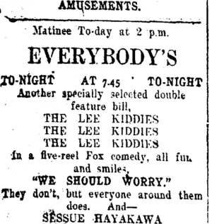 Page 1 Advertisements Column 1 (Taranaki Daily News 11-12-1920)