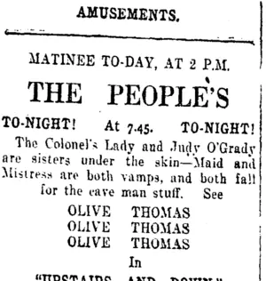Page 1 Advertisements Column 2 (Taranaki Daily News 11-12-1920)