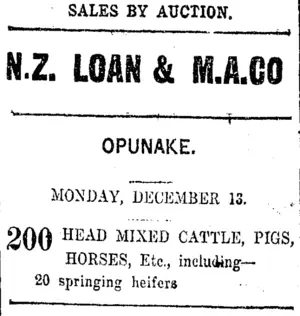 Page 8 Advertisements Column 4 (Taranaki Daily News 11-12-1920)