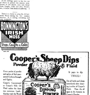 Page 3 Advertisements Column 3 (Taranaki Daily News 13-12-1920)