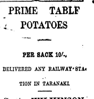 Page 6 Advertisements Column 5 (Taranaki Daily News 13-12-1920)