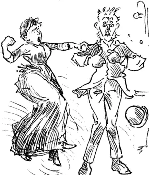 c Oh, the murderer's ihumb ! You will kill me, you wicked man !' (Observer, 24 May 1890)