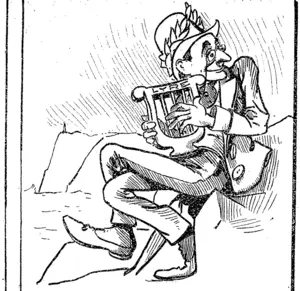 A ' Star' reporter strikes the lyre, As Orpheus, sets men's hearts onjiie! (Observer, 07 June 1890)