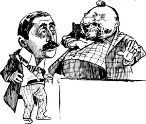 Mr Hannaii: I'm not a Juda.s, tmyfwD ; I don't r,,,nckherc mid use this Coumil and the city solicitor to get what belongs to so niton,: else Jor my friends. (Observer, 12 April 1902)