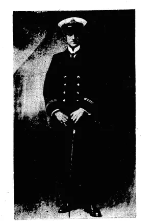 LIEUT. W. J. BAILEY, Grandson of the late John Bollard. (Observer, 14 September 1918)