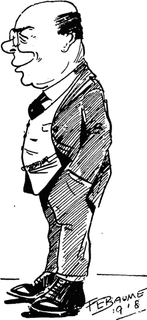 MR VAGABOND KOHN. (Observer, 26 October 1918)