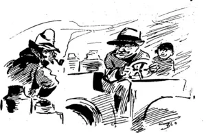 Olaxy: Qood mornin'l 1 see ye've got a new man���'ow's he doin'f Buttery: " Oh, orright; he's resting considerable easier than the other one." (Observer, 08 November 1919)