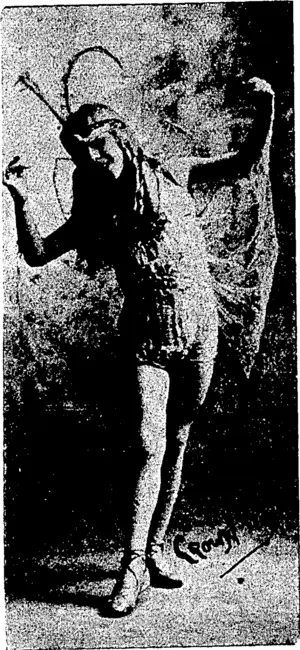 ALMA WABNOCK in her Butterfly dance, who will appear at Miss Aileen Beresford's Dance Recital. (Observer, 13 December 1919)