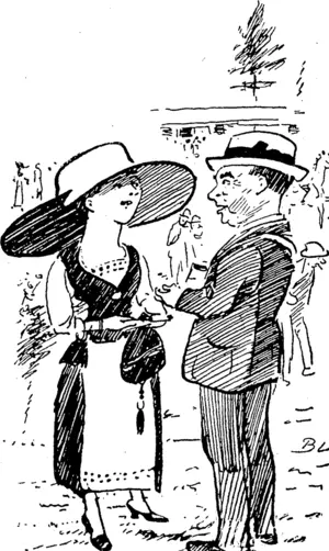 Sport: Now, I think I've explained everything. 1$ there anything you would like to question ? Lady ifirst time at Ellerslie): Yes; why do they call these things stands when everybody sits ? (Observer, 03 January 1920)