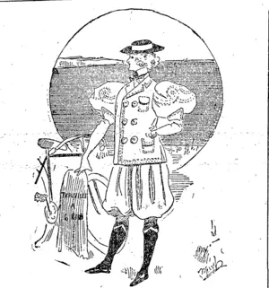 CYCLING COSTUME FROM PARIS. (Star, 18 September 1896)
