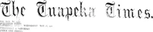 Masthead (Tuapeka Times 18-5-1910)