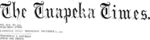 Masthead (Tuapeka Times 21-12-1910)