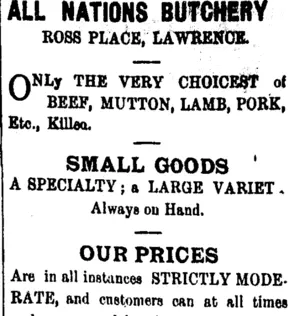 Page 4 Advertisements Column 4 (Tuapeka Times 3-6-1911)