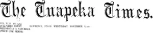 Masthead (Tuapeka Times 8-11-1911)
