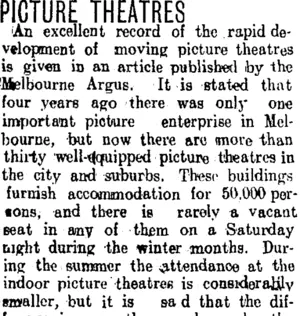 PICTURE THEATRES. (Tuapeka Times 7-2-1912)