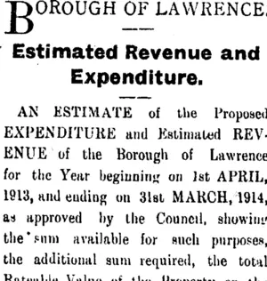 Page 1 Advertisements Column 5 (Tuapeka Times 26-4-1913)