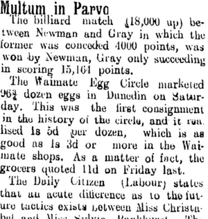 Multum in Parvo (Tuapeka Times 11-2-1914)