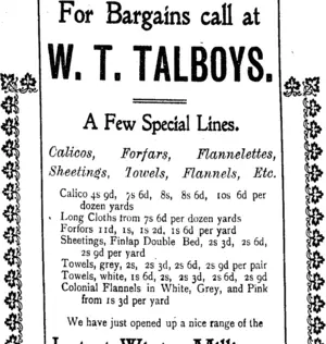 Page 2 Advertisements Column 4 (Tuapeka Times 9-8-1916)