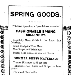 Page 2 Advertisements Column 4 (Tuapeka Times 14-10-1916)