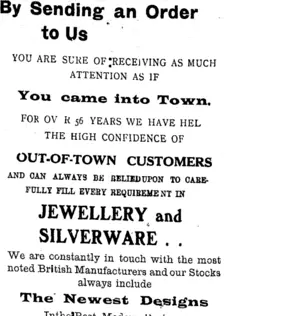 Page 1 Advertisements Column 6 (Tuapeka Times 5-11-1919)