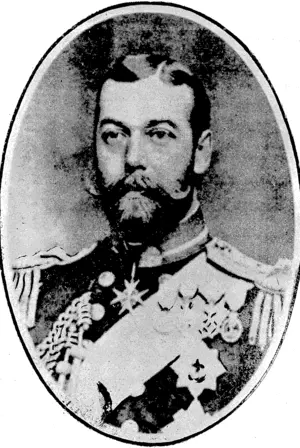 KING GEORGE V +i iJ-i-1? (��ace- ��f G��i ��f of Great Britain and Ireland, and of the British Dominions beyond the seas. King, Defender of the Faith, Emperor of India. (Wanganui Chronicle, 09 May 1910)