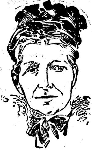 Mrs. Emily Parker From a photo. (Wanganui Chronicle, 18 July 1911)