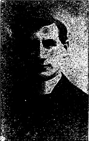 Rev. Claude Herbert Grant Cowen. Vicar���l9l2. (Wanganui Chronicle, 28 January 1913)