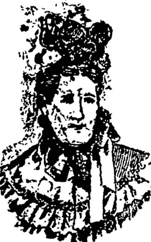 Matron Agnew. (Sketchedfrom a Photo] (West Coast Times, 21 April 1900)