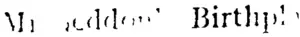 Mi ,e.dd""' Birth])'.1 (West Coast Times, 12 July 1906)