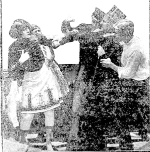 Lord Rockmore tries for hti dangerous love-letters. A scene from "The Honourable Algy," to be shown on Thursday next. (Wairarapa Daily Times, 26 May 1917)