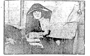 My Brother '8 Wife! What is She Do ing Hero ? •*'—Billio Burko in anoth er scene from "Gloria's Romance." (Wairarapa Daily Times, 02 June 1917)