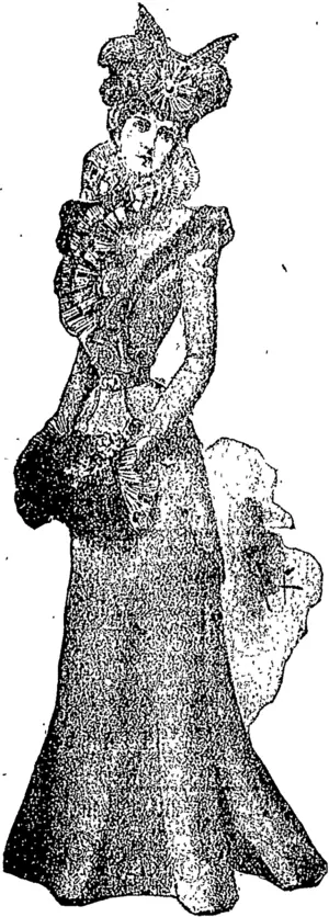 A VEEV STYLISH VISITING DRESS. (Wanganui Herald, 22 April 1899)