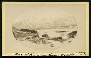 Hart, Campbell fl 1879-1885 :Photograph of Falls of Kawarau River, Wakatipu