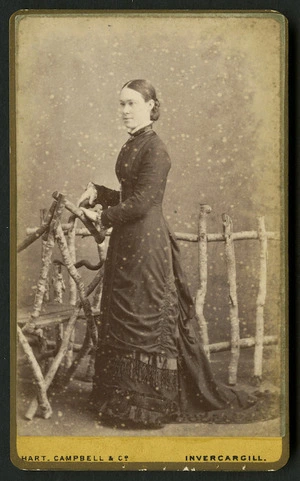 Hart, Campbell fl 1879-1885 :Portrait of unidentified woman