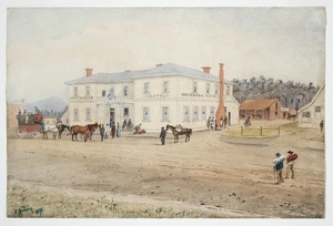 Aubrey, Christopher, fl 1868-1906 :Eketahuna Hotel. 1891.