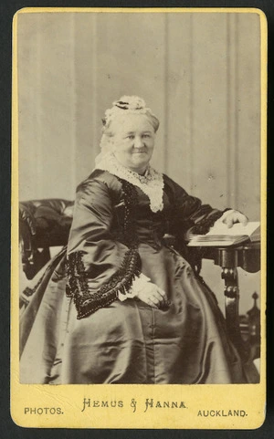 Hemus & Hanna (Auckland) fl 1879-1882 :Portrait of Mrs Brown