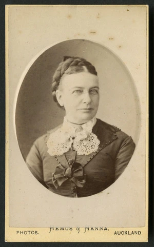Hemus & Hanna (Auckland) fl 1879-1882 :Portrait of Esther Prime