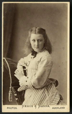 Hemus & Hanna (Auckland) fl 1879-1882 :Portrait of Fanny Boylan
