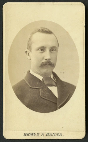 Hemus & Hanna (Auckland) fl 1879-1882 :Portrait of Alexander (Sandy) Aitken