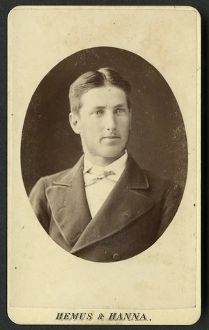 Hemus & Hanna (Auckland) fl 1879-1882 :Portrait of Mr McKinney