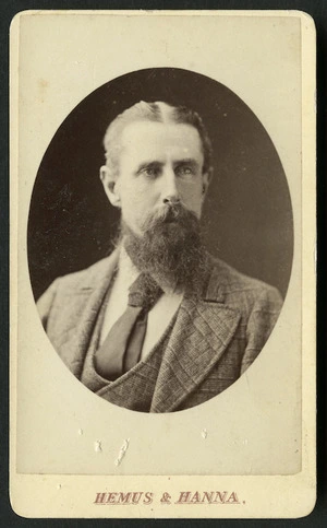 Hemus & Hanna (Auckland) fl 1879-1882 :Portrait of William Jordon of Tauranga